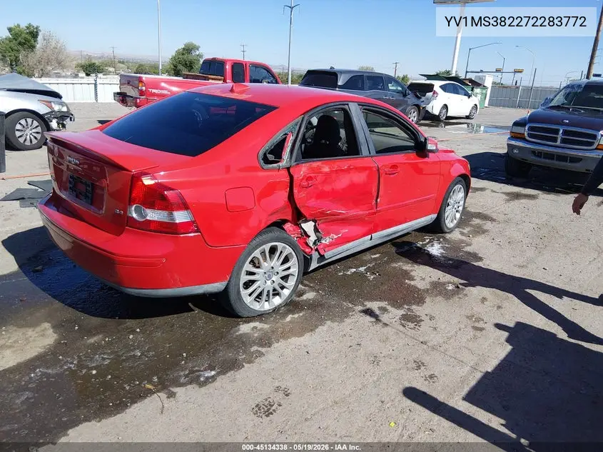 2007 Volvo S40 2.4I VIN: YV1MS382272283772 Lot: 45134338