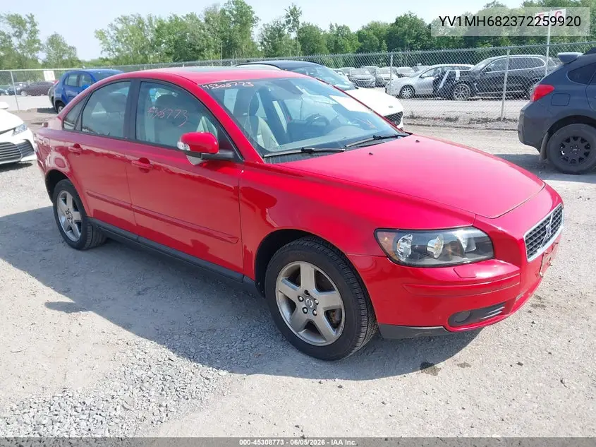 2007 Volvo S40 T5 VIN: YV1MH682372259920 Lot: 45308773