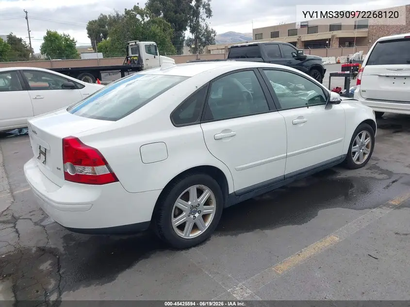 2007 Volvo S40 2.4I VIN: YV1MS390972268120 Lot: 45425594