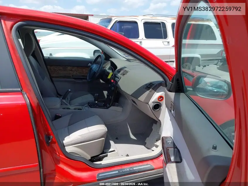 2007 Volvo S40 2.4I VIN: YV1MS382972259792 Lot: 45517805