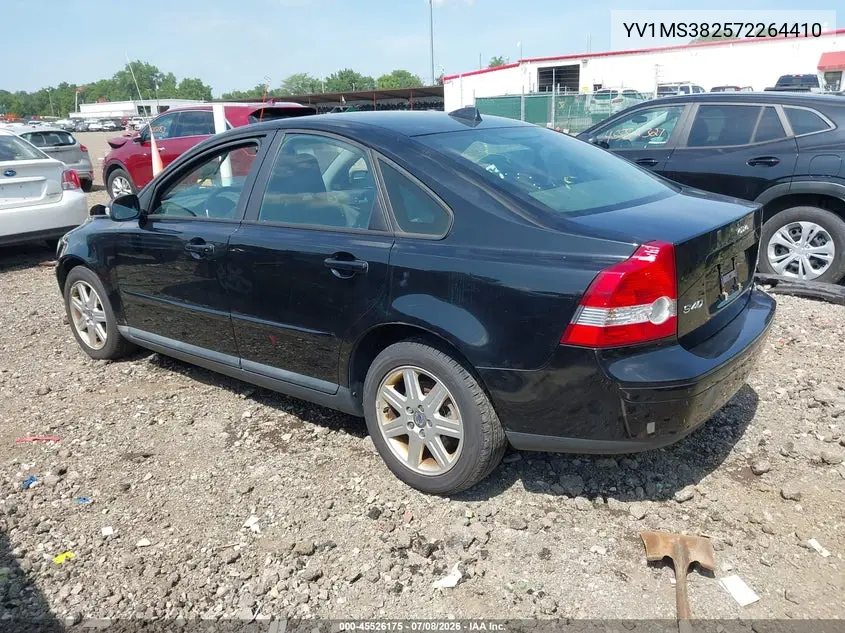 2007 Volvo S40 2.4I VIN: YV1MS382572264410 Lot: 45526175