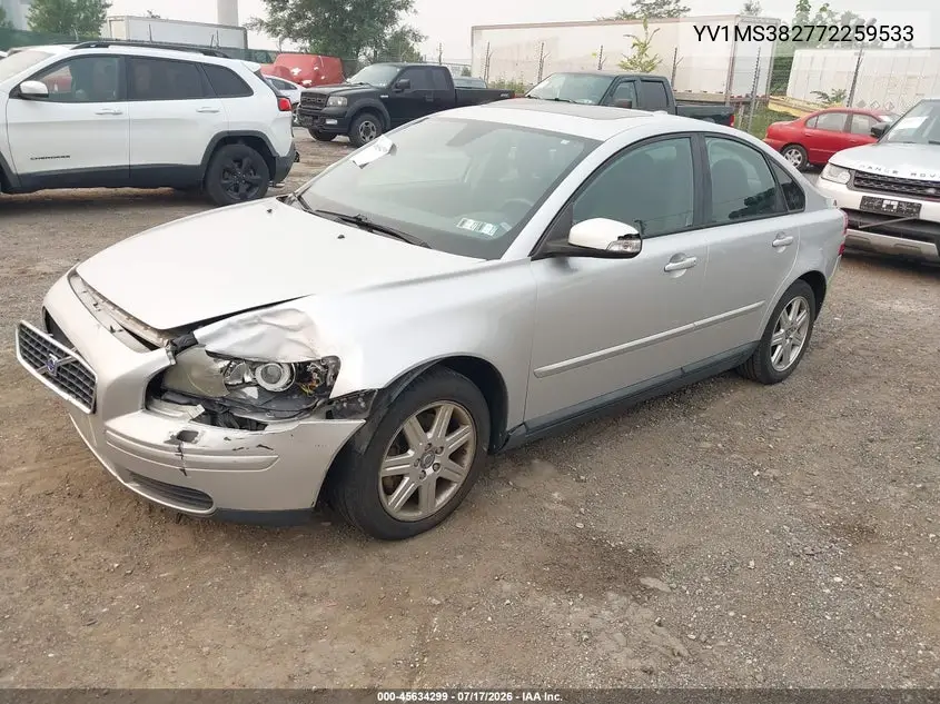 2007 Volvo S40 2.4I VIN: YV1MS382772259533 Lot: 45634299