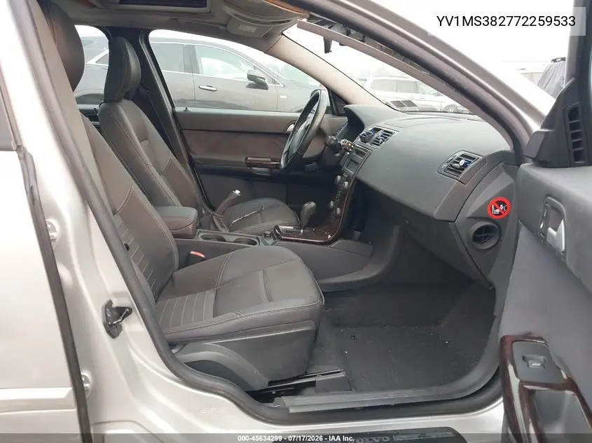 2007 Volvo S40 2.4I VIN: YV1MS382772259533 Lot: 45634299