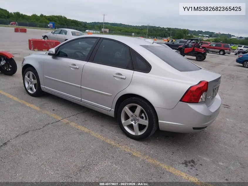 2008 Volvo S40 2.4I VIN: YV1MS382682365425 Lot: 45178631