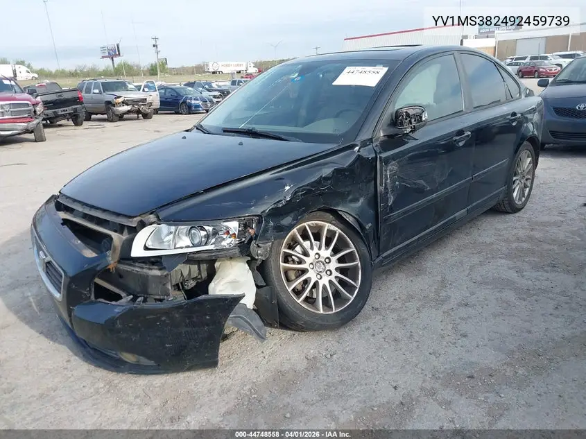 2009 Volvo S40 2.4I VIN: YV1MS382492459739 Lot: 44748558