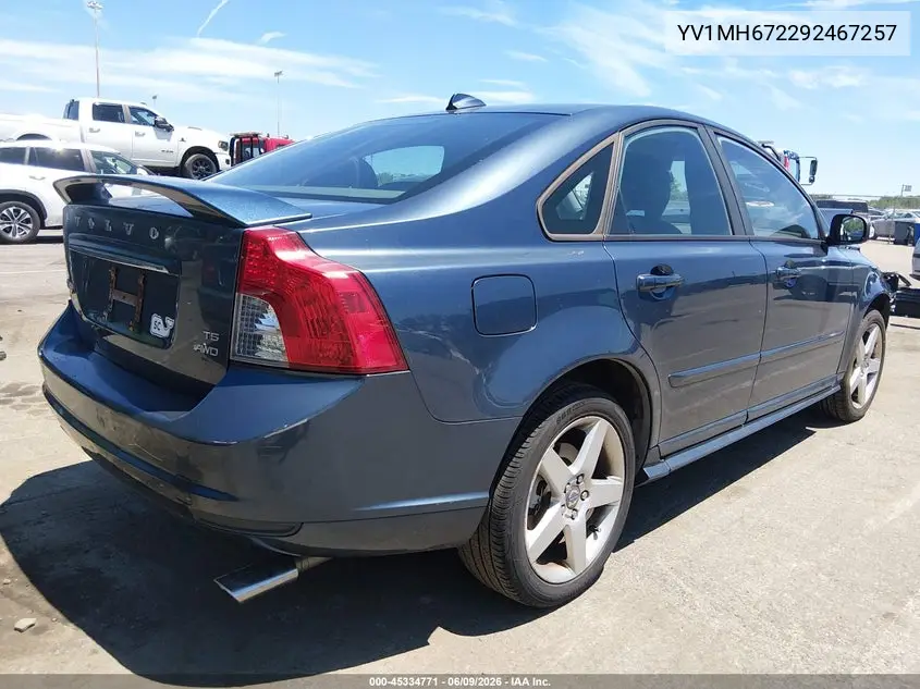 2009 Volvo S40 T5 R-Design VIN: YV1MH672292467257 Lot: 45334771