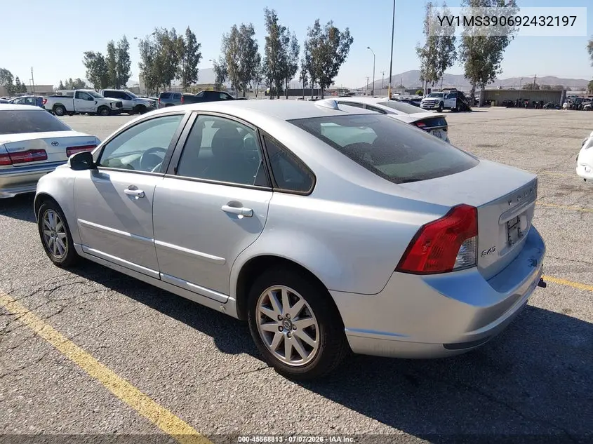 2009 Volvo S40 2.4I VIN: YV1MS390692432197 Lot: 45568813