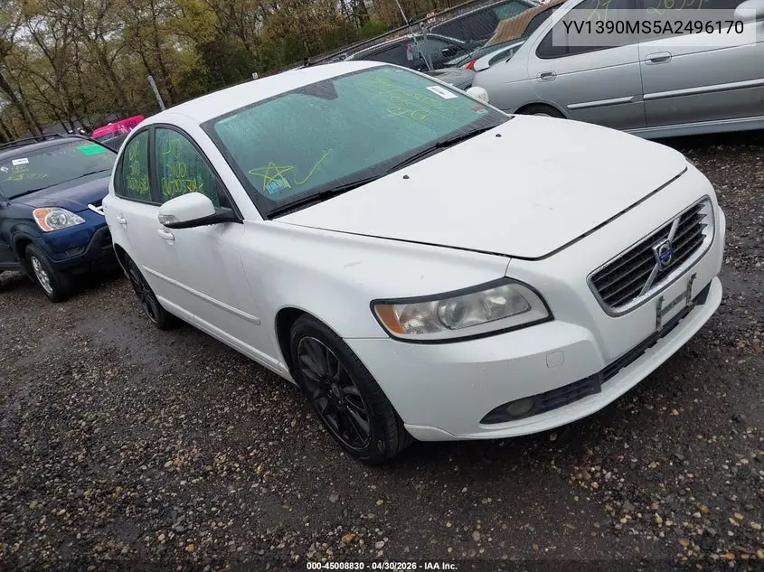 2010 Volvo S40 2.4I VIN: YV1390MS5A2496170 Lot: 45008830