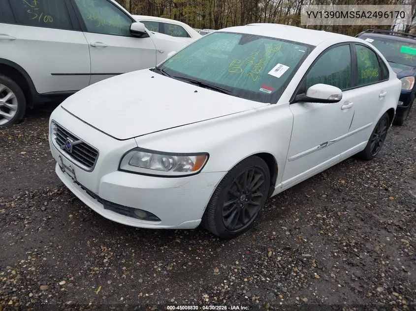 2010 Volvo S40 2.4I VIN: YV1390MS5A2496170 Lot: 45008830