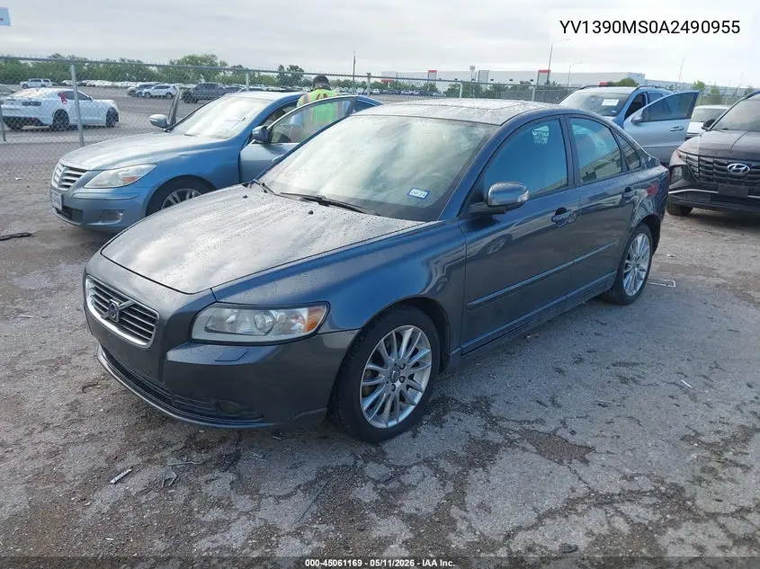 2010 Volvo S40 2.4I VIN: YV1390MS0A2490955 Lot: 45061169