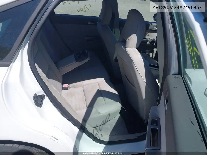 2010 Volvo S40 2.4I VIN: YV1390MS4A2490957 Lot: 45278747