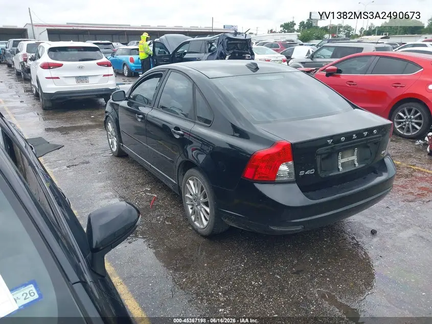 2010 Volvo S40 2.4I VIN: YV1382MS3A2490673 Lot: 45367198