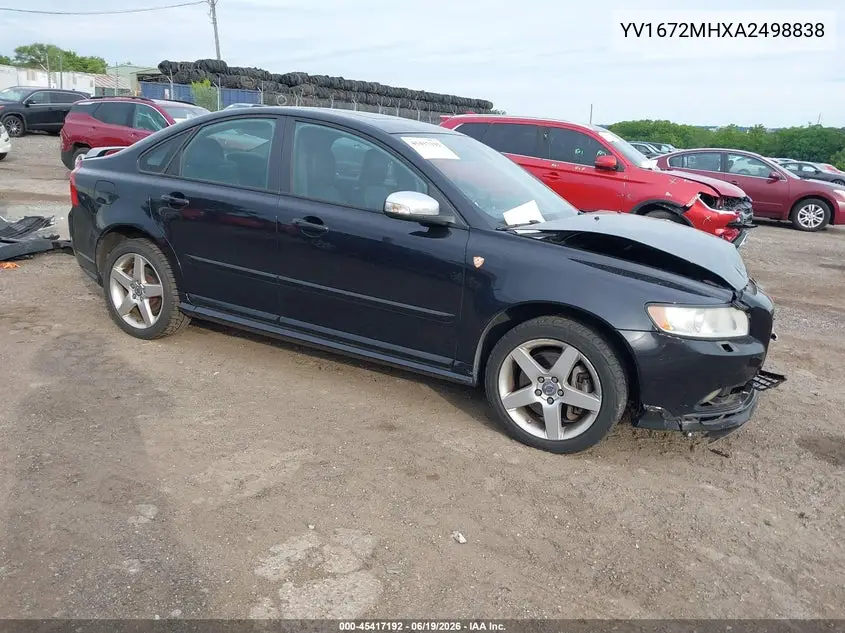 2010 Volvo S40 T5 R-Design VIN: YV1672MHXA2498838 Lot: 45417192