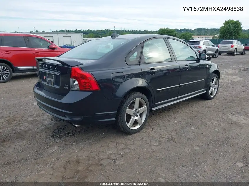 2010 Volvo S40 T5 R-Design VIN: YV1672MHXA2498838 Lot: 45417192