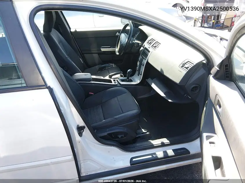 2010 Volvo S40 2.4I VIN: YV1390MSXA2500536 Lot: 45543726