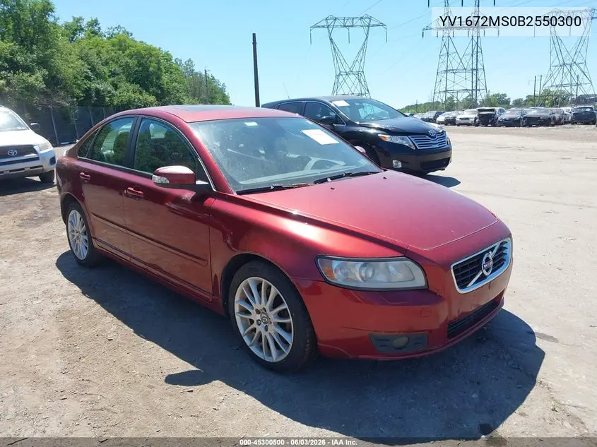 2011 Volvo S40 T5 VIN: YV1672MS0B2550300 Lot: 45300500