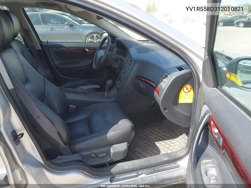 2001 Volvo S60 2.4T VIN: YV1RS58D312010821 Lot: 45500039