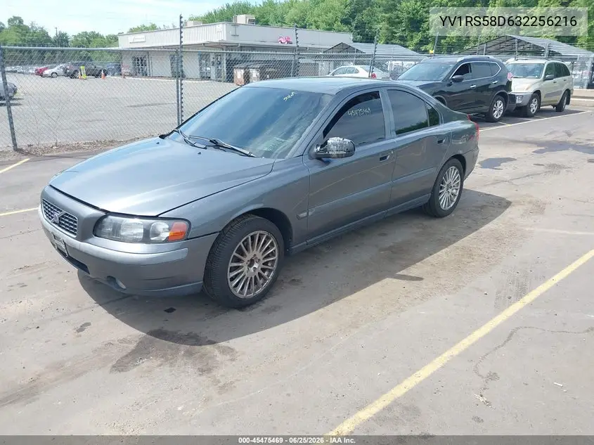 2003 Volvo S60 2.4T VIN: YV1RS58D632256216 Lot: 45475469