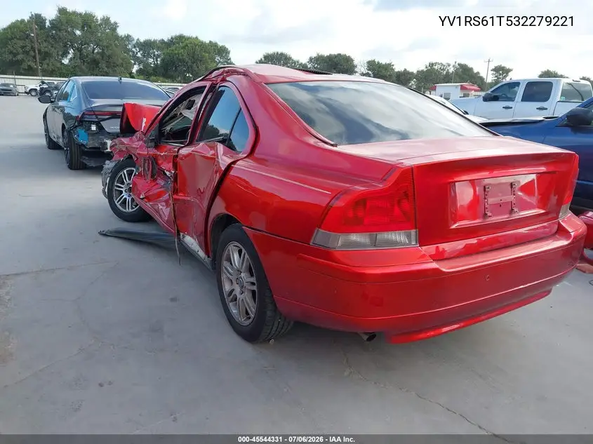 2003 Volvo S60 2.4 VIN: YV1RS61T532279221 Lot: 45544331