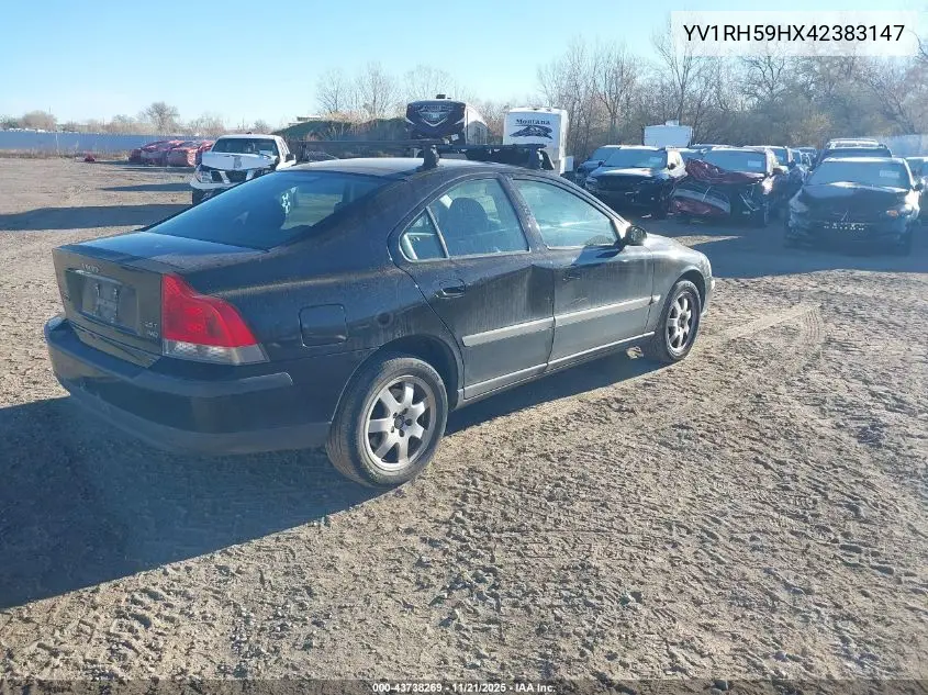 YV1RH59HX42383147 2004 Volvo S60 2.5T Awd