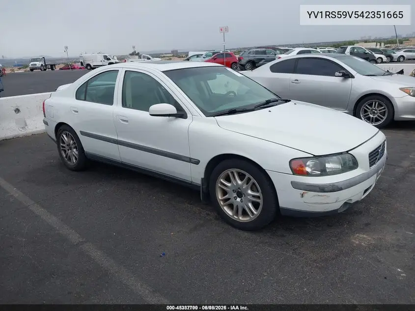 YV1RS59V542351665 2004 Volvo S60 2.5T