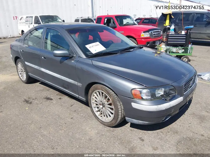 2004 Volvo S60 T5 VIN: YV1RS53D042374755 Lot: 45473800