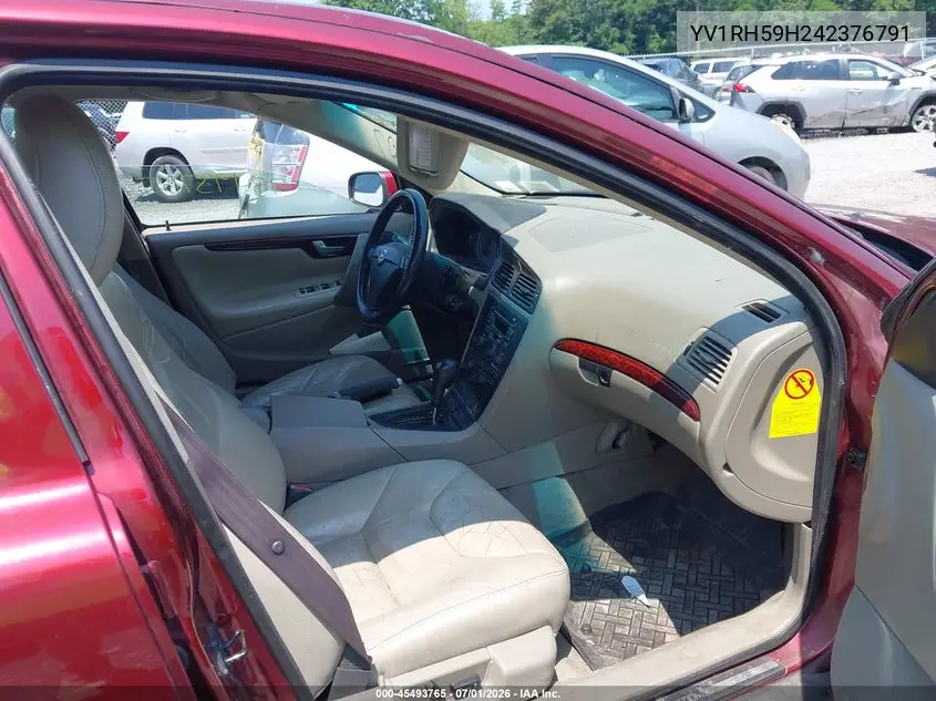 2004 Volvo S60 2.5T Awd VIN: YV1RH59H242376791 Lot: 45493765