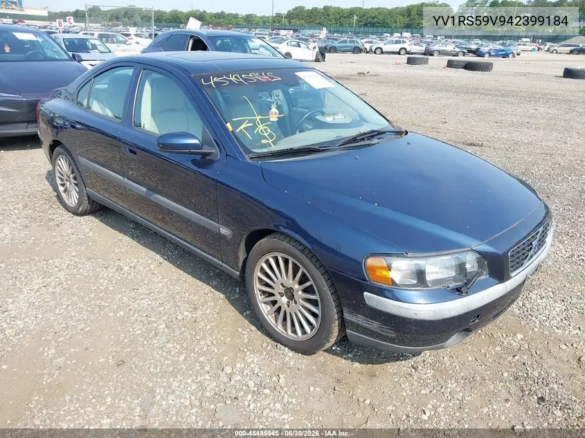 2004 Volvo S60 2.5T VIN: YV1RS59V942399184 Lot: 45495945
