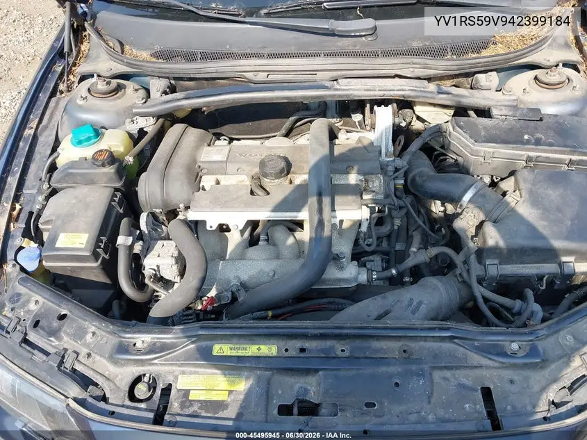 2004 Volvo S60 2.5T VIN: YV1RS59V942399184 Lot: 45495945