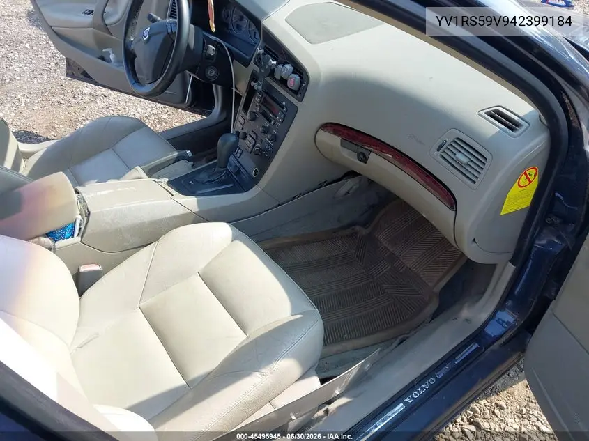 2004 Volvo S60 2.5T VIN: YV1RS59V942399184 Lot: 45495945