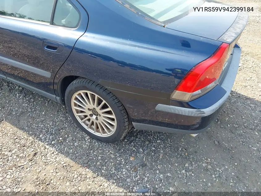 2004 Volvo S60 2.5T VIN: YV1RS59V942399184 Lot: 45495945