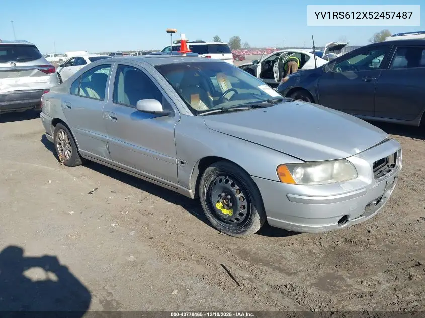 YV1RS612X52457487 2005 Volvo S60 2.4