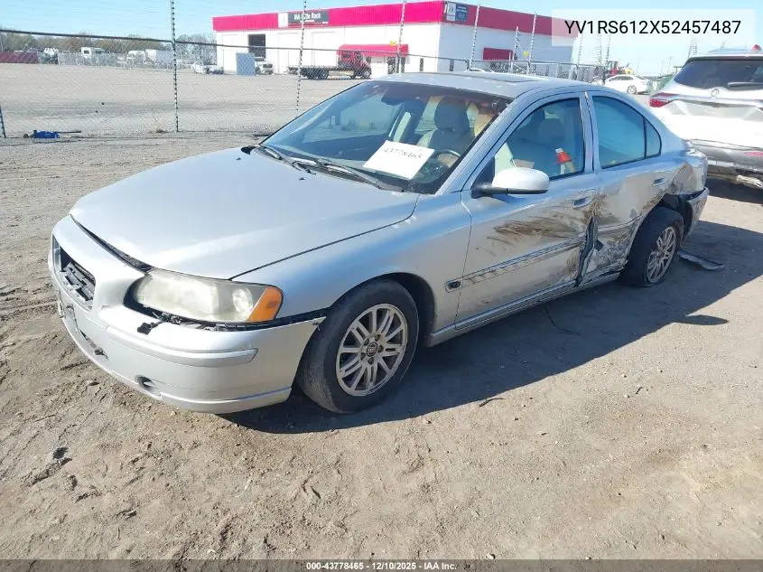 YV1RS612X52457487 2005 Volvo S60 2.4