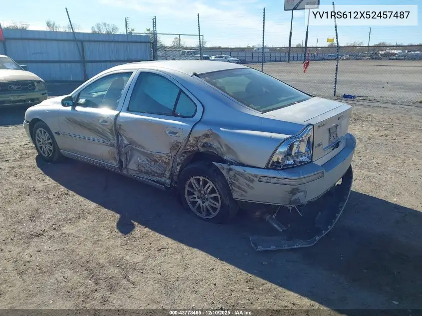 YV1RS612X52457487 2005 Volvo S60 2.4