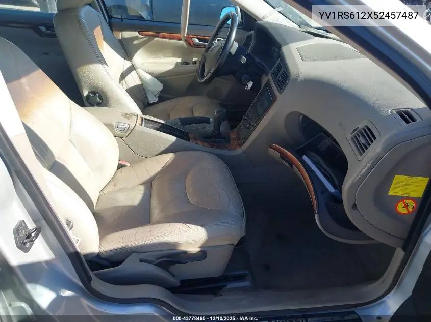 YV1RS612X52457487 2005 Volvo S60 2.4