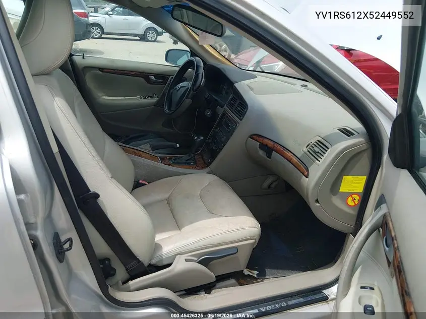 2005 Volvo S60 2.4/2.4 A Sr VIN: YV1RS612X52449552 Lot: 45426325