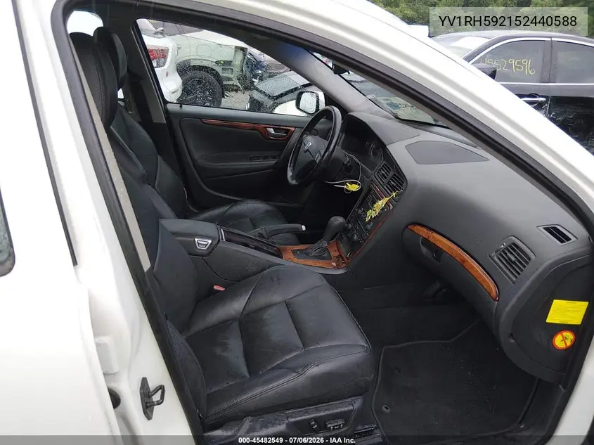 2005 Volvo S60 2.5T A Awd/2.5T A Awd Sr VIN: YV1RH592152440588 Lot: 45482549