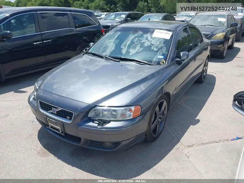2005 Volvo S60 R VIN: YV1RH527252440248 Lot: 45567504