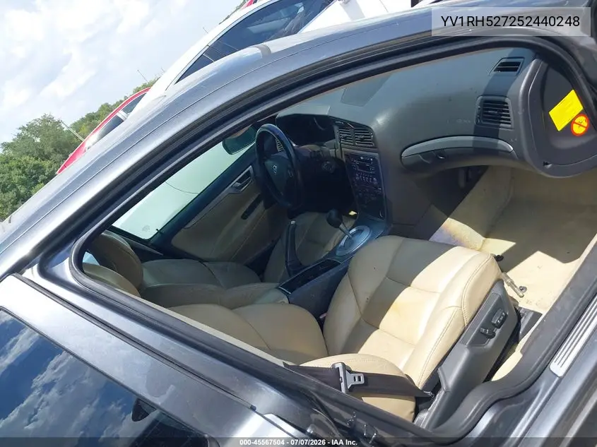 2005 Volvo S60 R VIN: YV1RH527252440248 Lot: 45567504