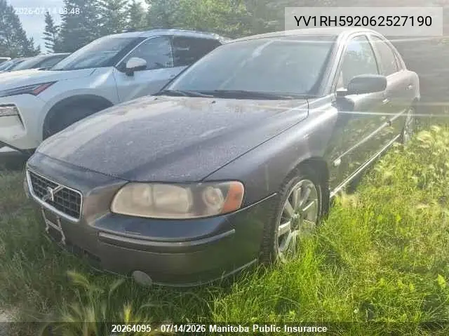 2006 Volvo S60 2.5T VIN: YV1RH592062527190 Lot: 20264095
