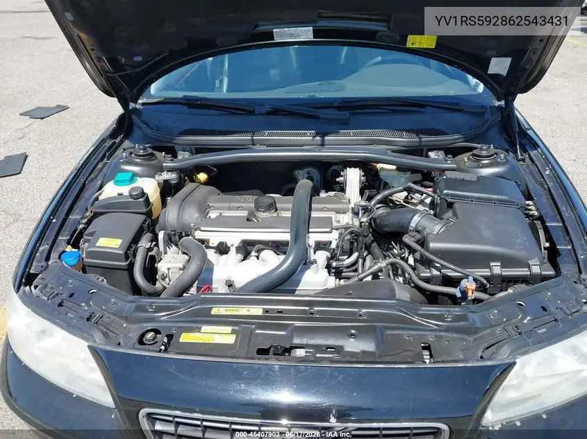 2006 Volvo S60 2.5T VIN: YV1RS592862543431 Lot: 45407903