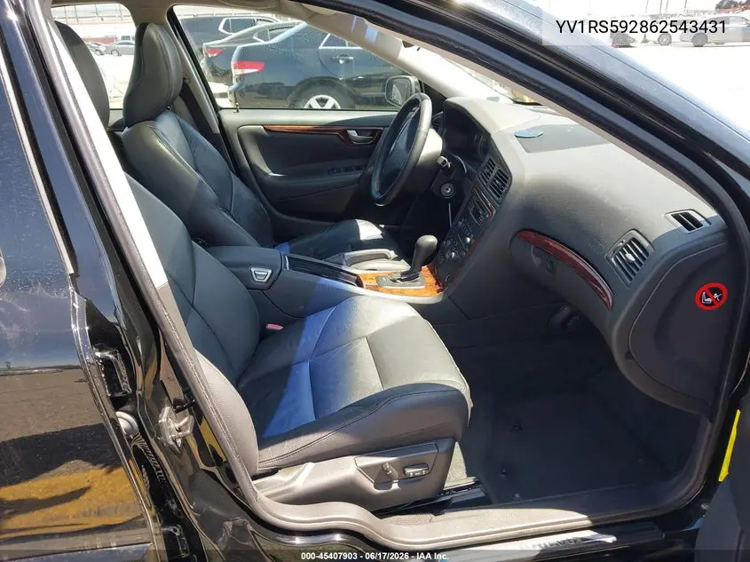 2006 Volvo S60 2.5T VIN: YV1RS592862543431 Lot: 45407903
