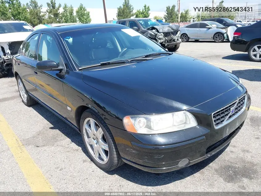 2006 Volvo S60 2.5T VIN: YV1RS592862543431 Lot: 45407903