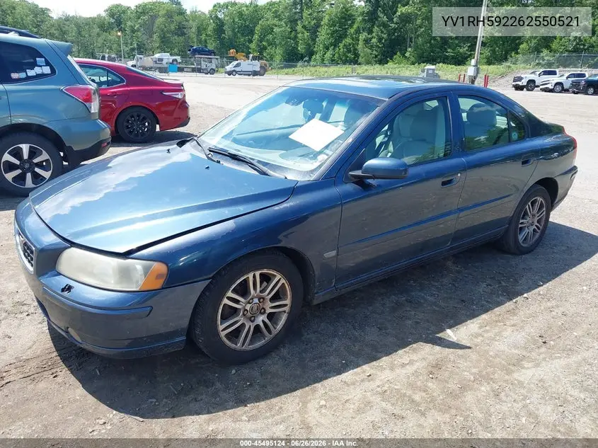 2006 Volvo S60 2.5T VIN: YV1RH592262550521 Lot: 45495124