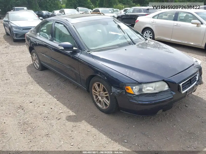 2007 Volvo S60 2.5T VIN: YV1RH592072638422 Lot: 45379011