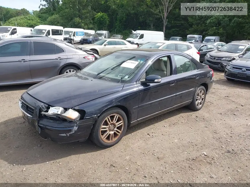 2007 Volvo S60 2.5T VIN: YV1RH592072638422 Lot: 45379011