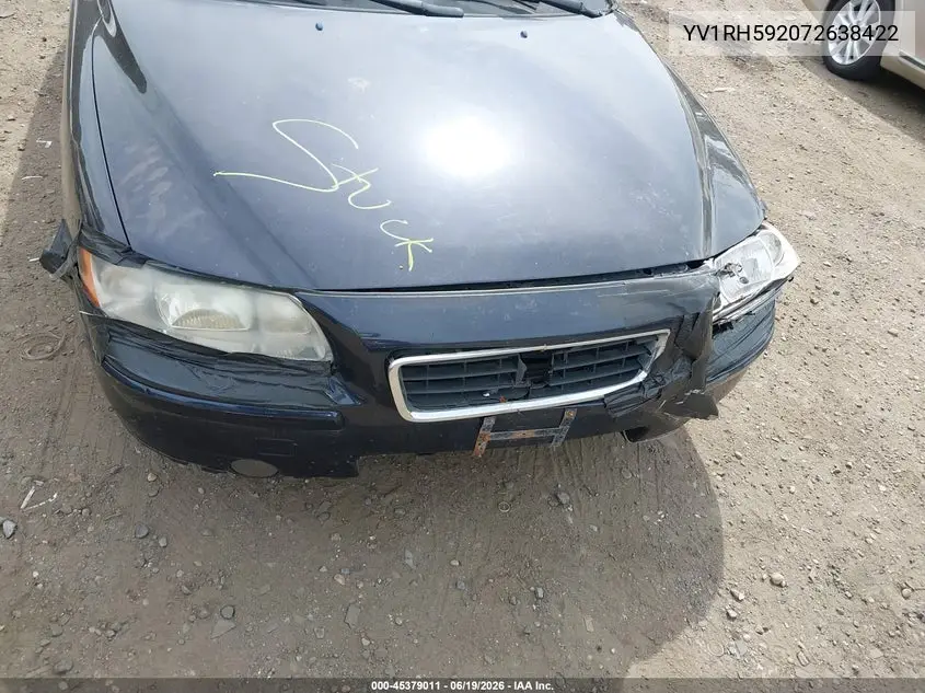 2007 Volvo S60 2.5T VIN: YV1RH592072638422 Lot: 45379011