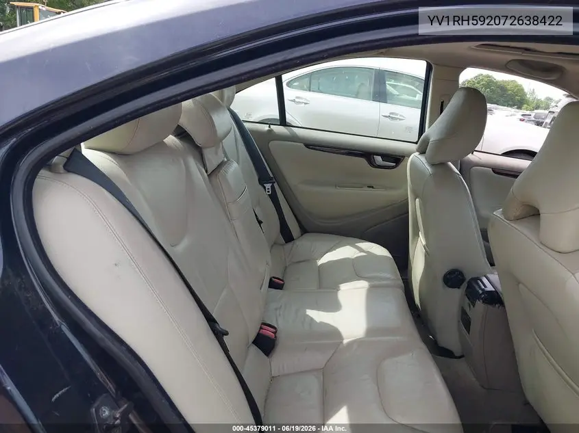 2007 Volvo S60 2.5T VIN: YV1RH592072638422 Lot: 45379011
