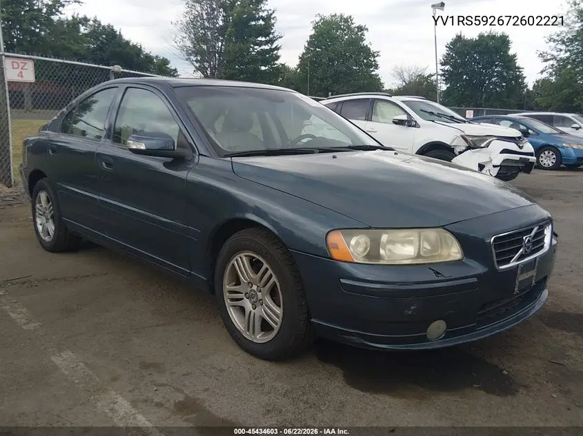 YV1RS592672602221 2007 Volvo S60 2.5T