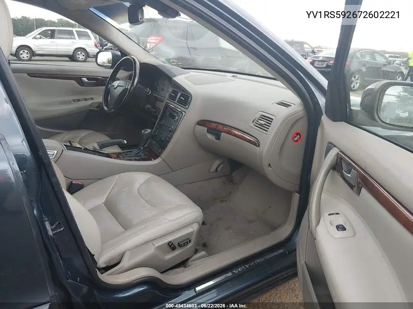 YV1RS592672602221 2007 Volvo S60 2.5T